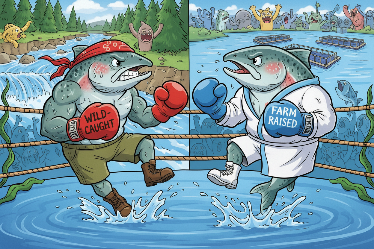 Wild-Caught vs. Farmed Salmon: The Clear Winner
