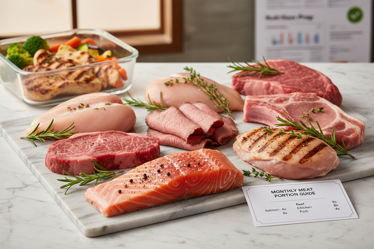 How Much Meat Should You Eat Monthly for Optimal Health