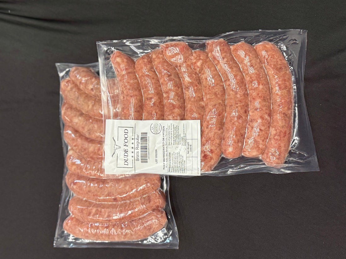 Traditional Wisconsin Bratwurst - 8 sausages (1 pack) - 2 lbs